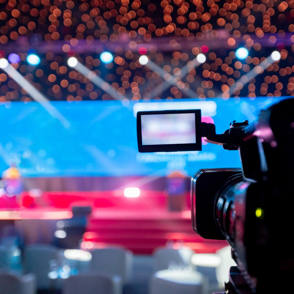 MFi Productions camera ready for a live event
